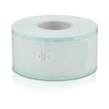 Ρολό αποστείρωσης ατμού απλό Soft Care 75mm x 200m, από ενισχυμένο ιατρικό χαρτί Kraft.